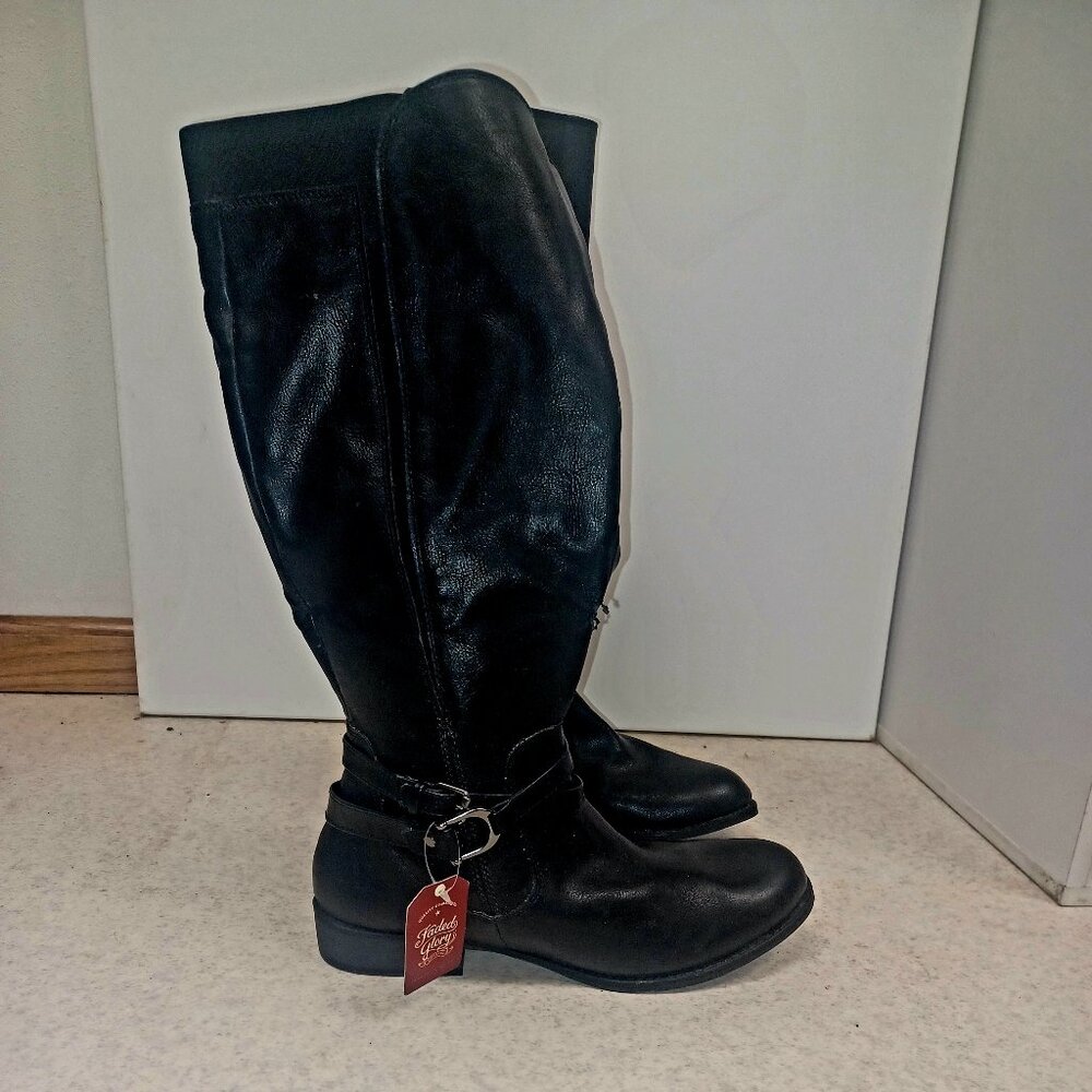 Faded glory thigh high boots NWT